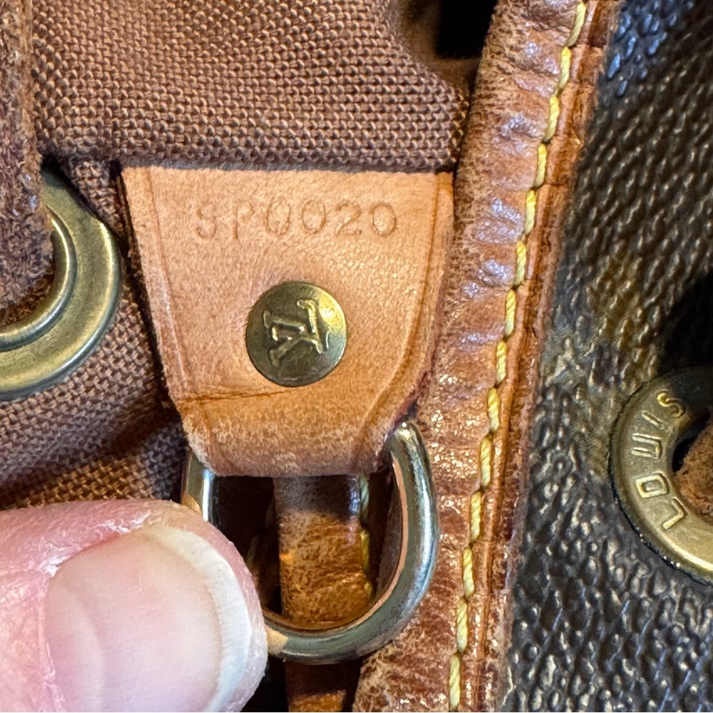 Vintage Louis Vuitton Monogram Mini Montsouris Brown Canvas and Leather Backpack - Picture 13 of 15